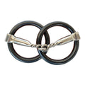 HILASON Weighted O Ring Twisted Snaffle Bit With Stainless Steel | Horse Bits Western Walking Training Equine for horses
