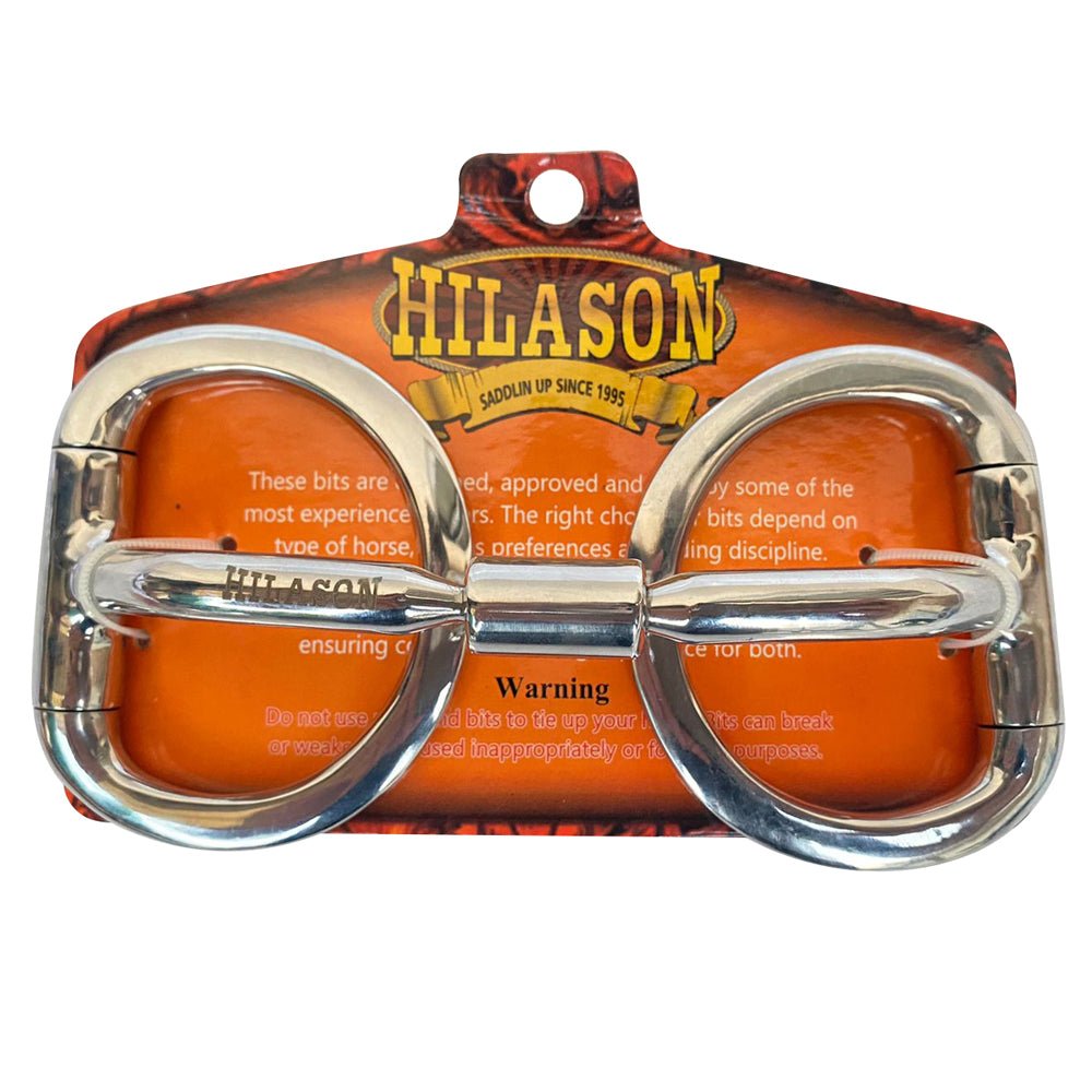Five Inch Mouth Snaffle Bit With Stainless Steel Eggbutt