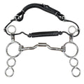 BAR H EQUINE Western Horse Gag Bit Mouthpiece 5.5 Inch Solid Stainless Metal