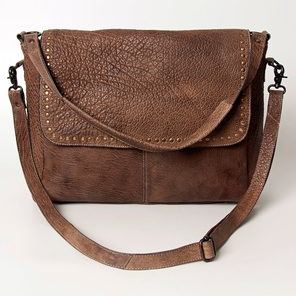 Never Mind Crossbody Vintage Handmade Genuine Cowhide Leather