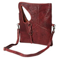 Never Mind Clutch Vintage Handmade Genuine Cowhide Leather
