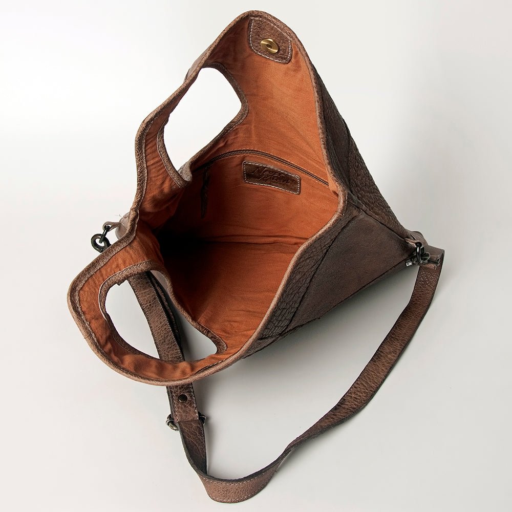 Clutch Vintage Handmade Genuine Cowhide Leather Western Style Handbag For Women Everyday