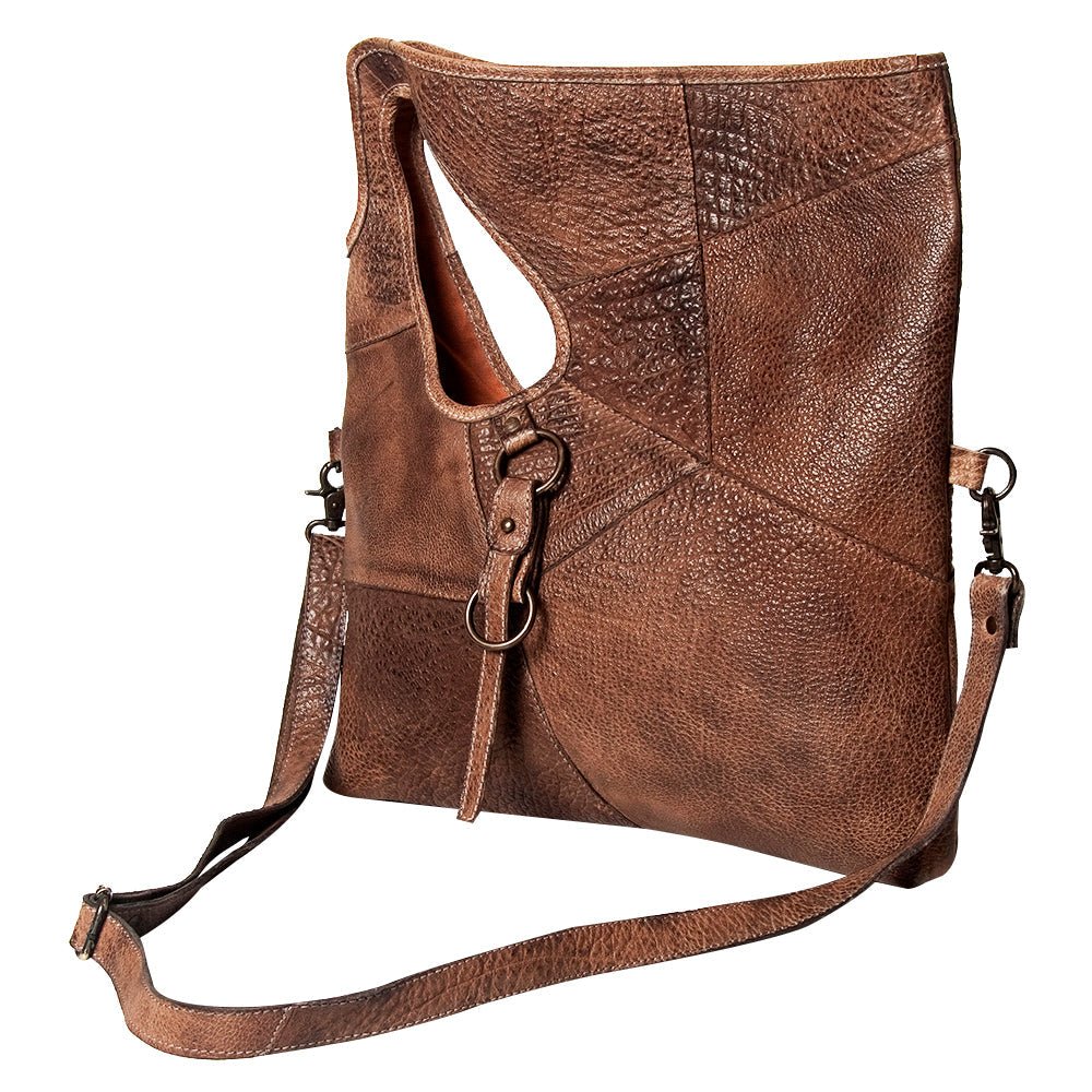 Clutch Vintage Handmade Genuine Cowhide Leather Western Style Handbag For Women Everyday
