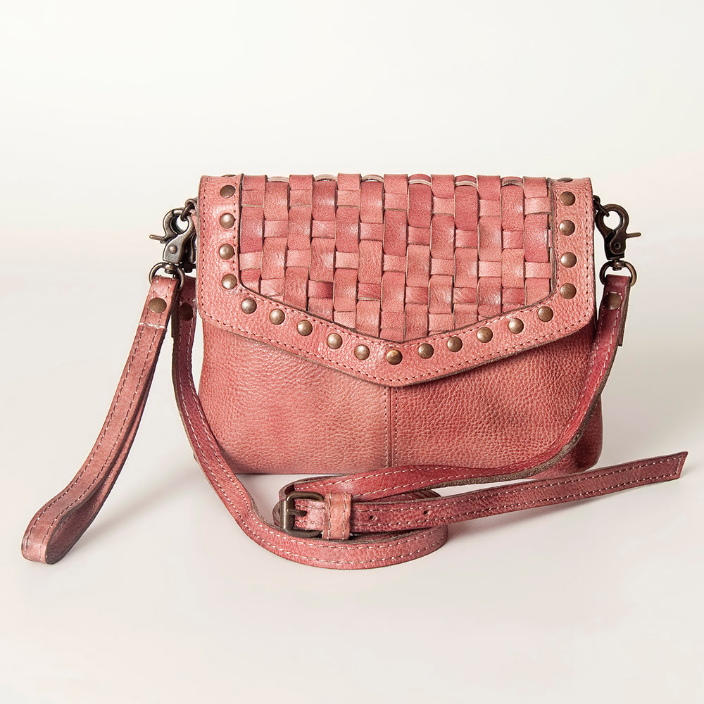 Never Mind Crossbody Vintage Handmade Genuine Cowhide Leather