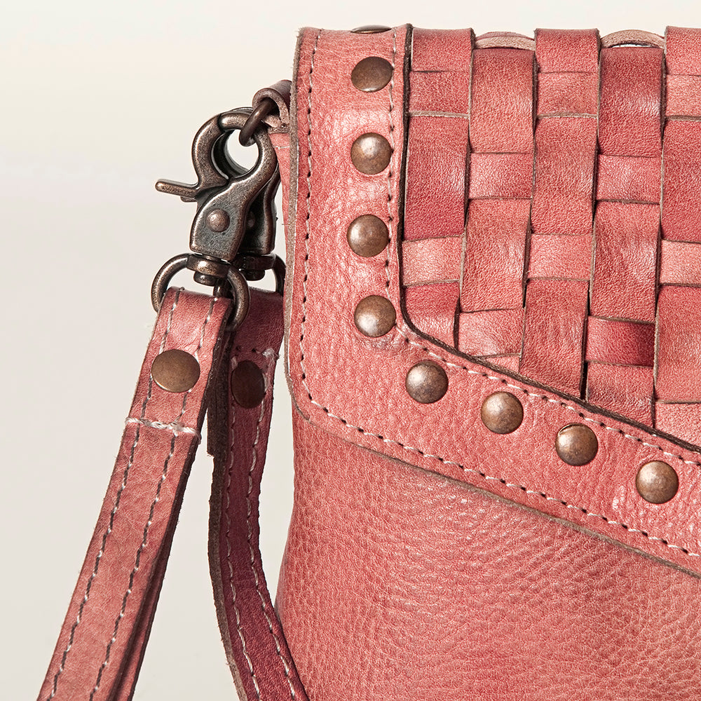 Never Mind Crossbody Vintage Handmade Genuine Cowhide Leather