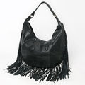 Spaghetti Western Hobo Vintage Handmade Drum Dyed Genuine European Cowhide Leather