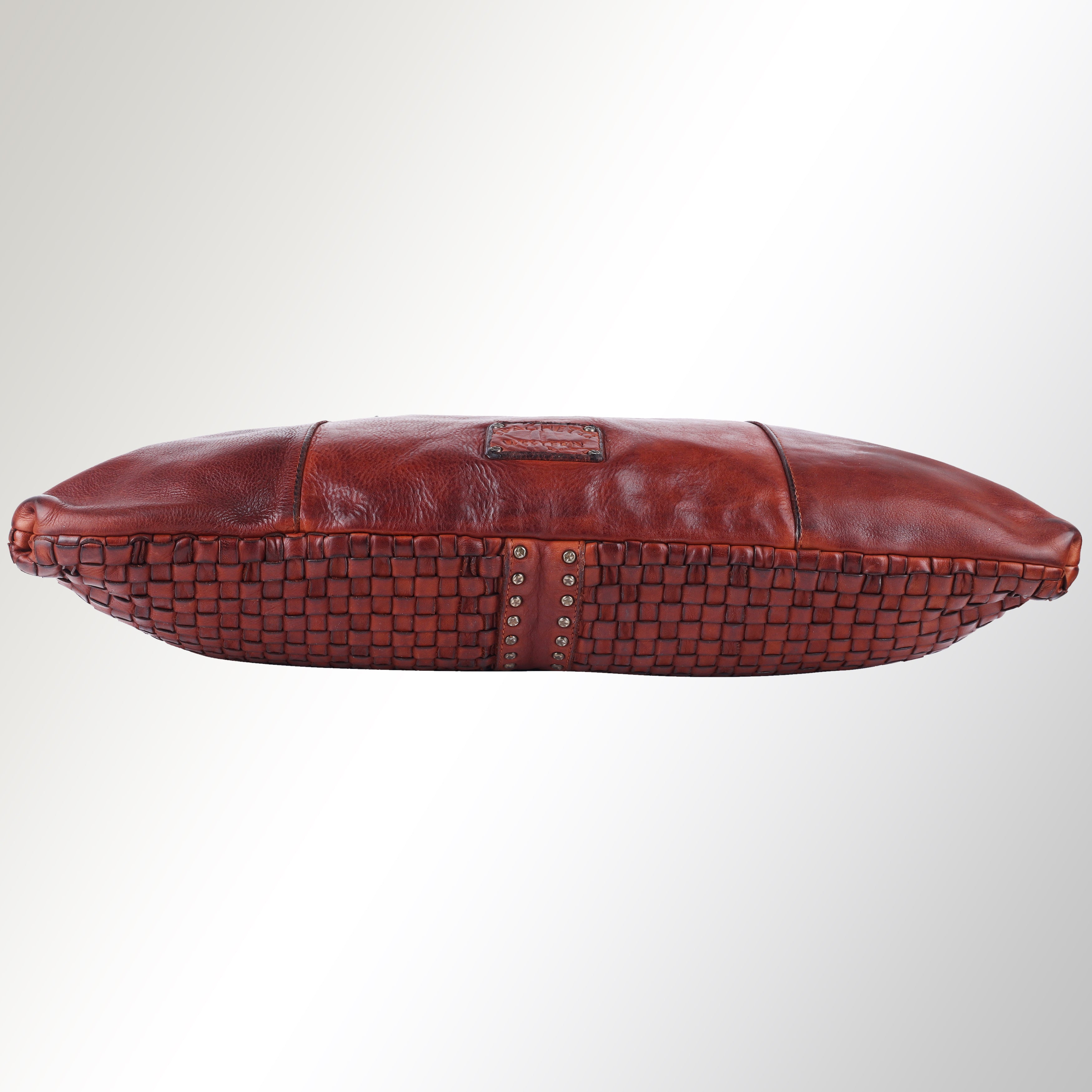 Spaghetti Western Hobo Vintage Handmade Drum Dyed Genuine European Cowhide Leather