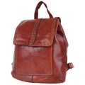 Spaghetti Western Backpack Vintage Handmade Drum Dyed Genuine European Cowhide Leather