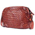 Spaghetti Western Crossbody Vintage Handmade Drum Dyed Genuine European Cowhide Leather