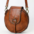 Spaghetti Western Canteen Vintage Handmade Drum Dyed Genuine European Cowhide Leather