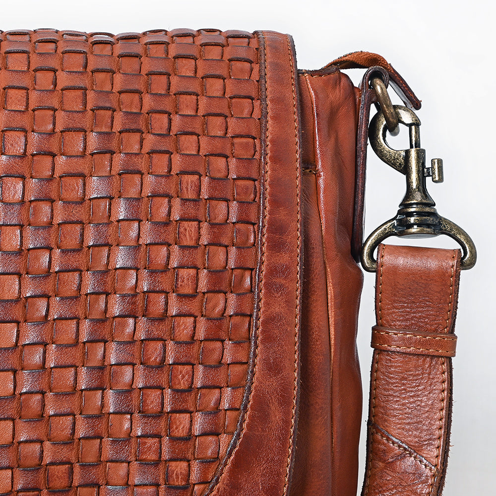 Spaghetti Western Swc160Cg Cross Body I Vintage Handmade Drum Dyed Genuine European Cowhide Leather Women Bag Western Handbag Purse