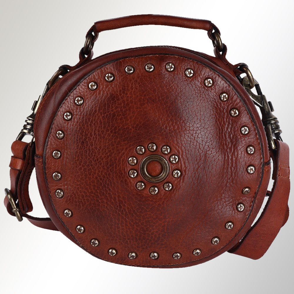 Spaghetti Western Canteen Vintage Handmade Drum Dyed Genuine European Cowhide Leather