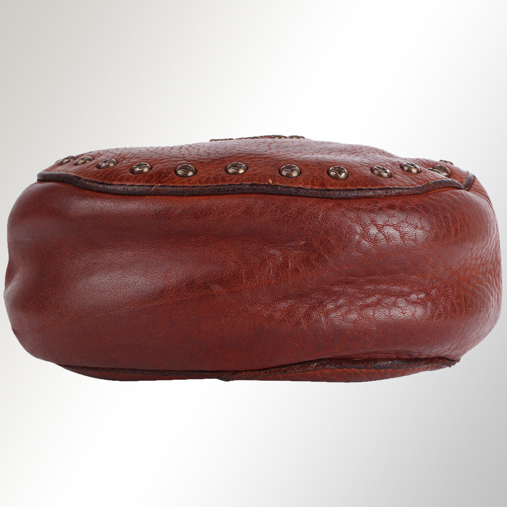 Spaghetti Western Canteen Vintage Handmade Drum Dyed Genuine European Cowhide Leather