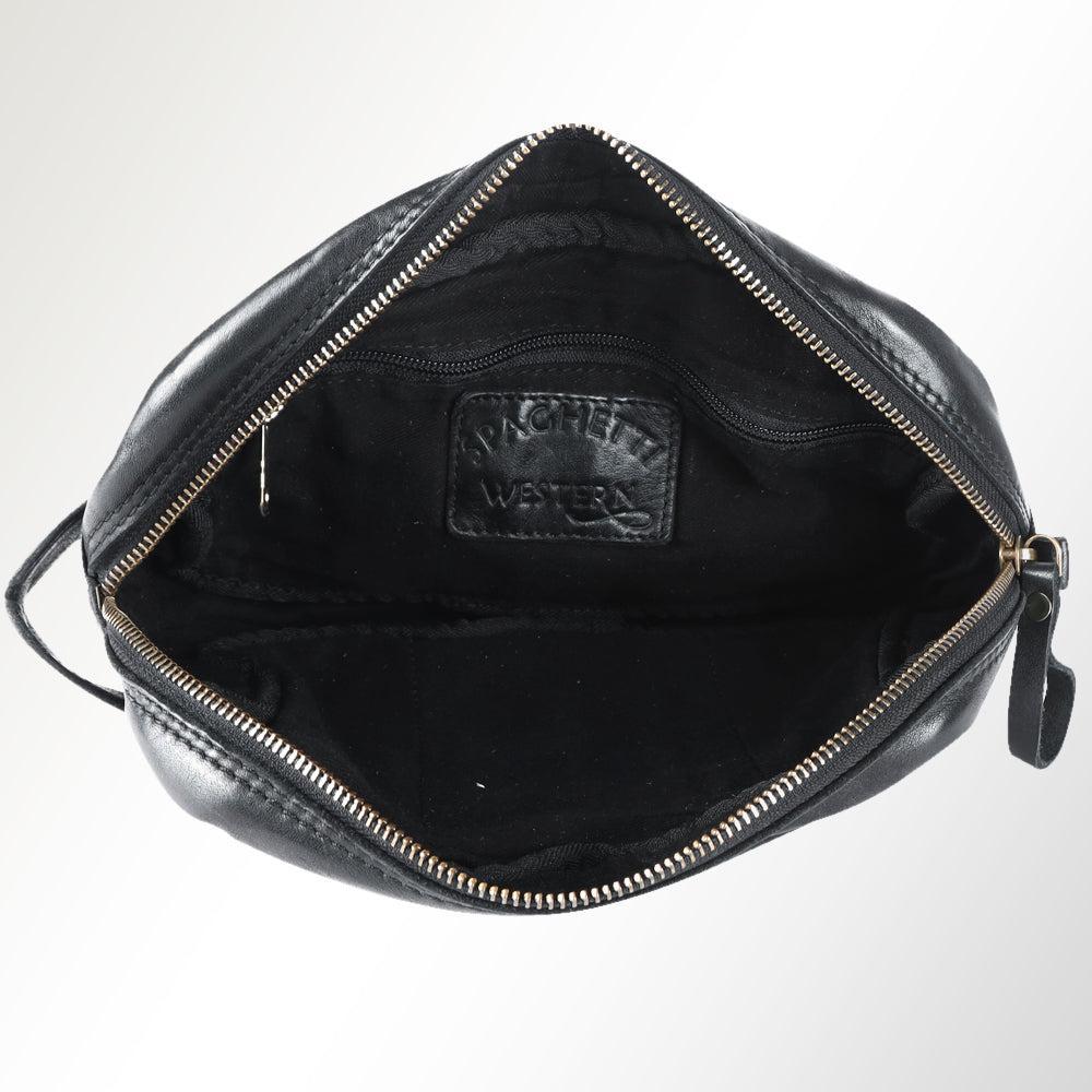 Spaghetti Western Wristlet Vintage Handmade Drum Dyed Genuine European Cowhide Leather