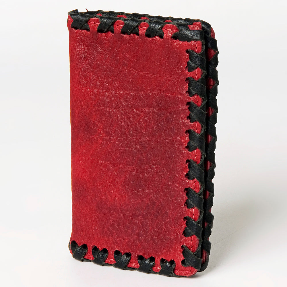 American Darling Card-Holder Western Braided Genuine Leather Handcrafted Small Wallet with YKK Zipper