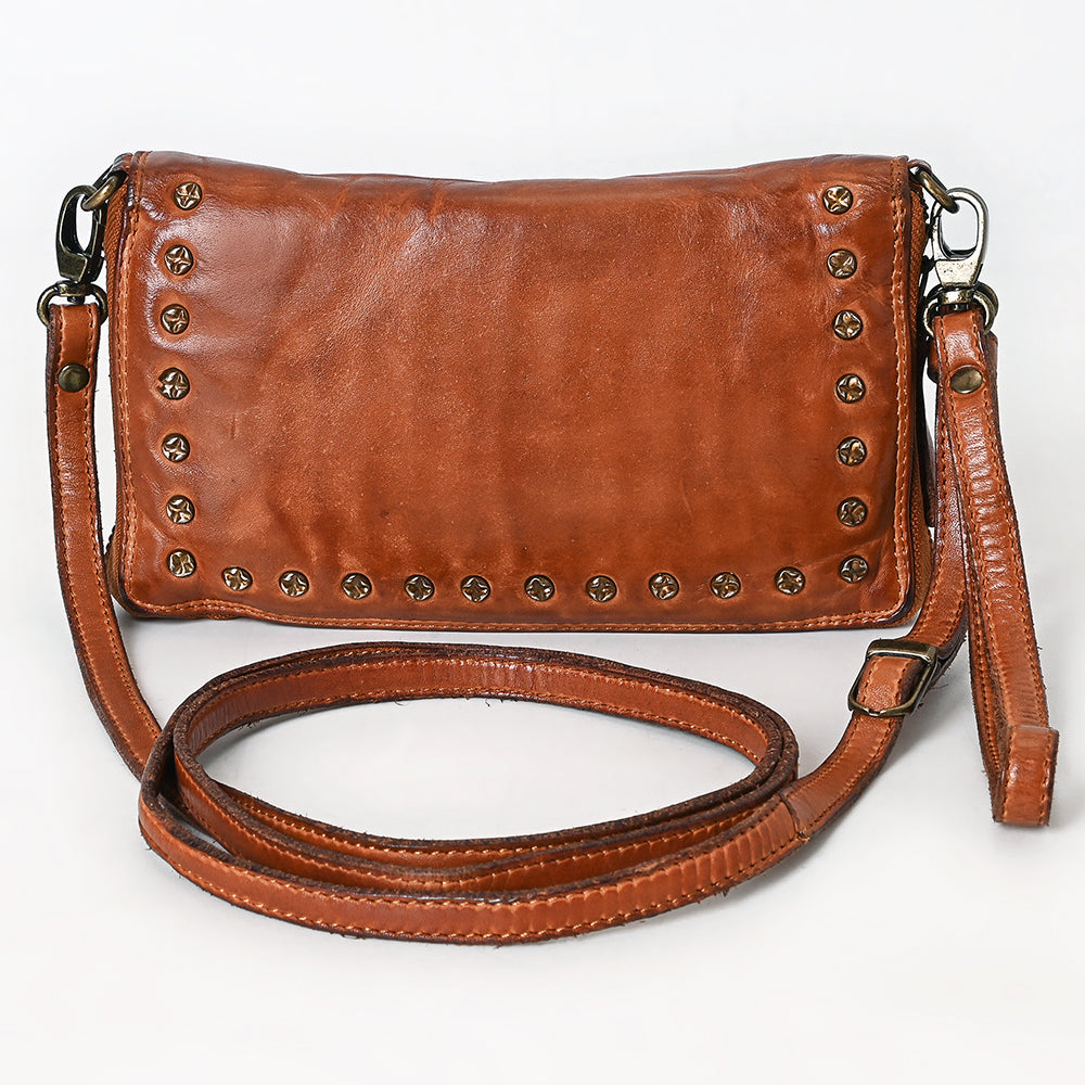 Spaghetti Western Wallet Vintage Handmade Drum Dyed Genuine European Cowhide Leather