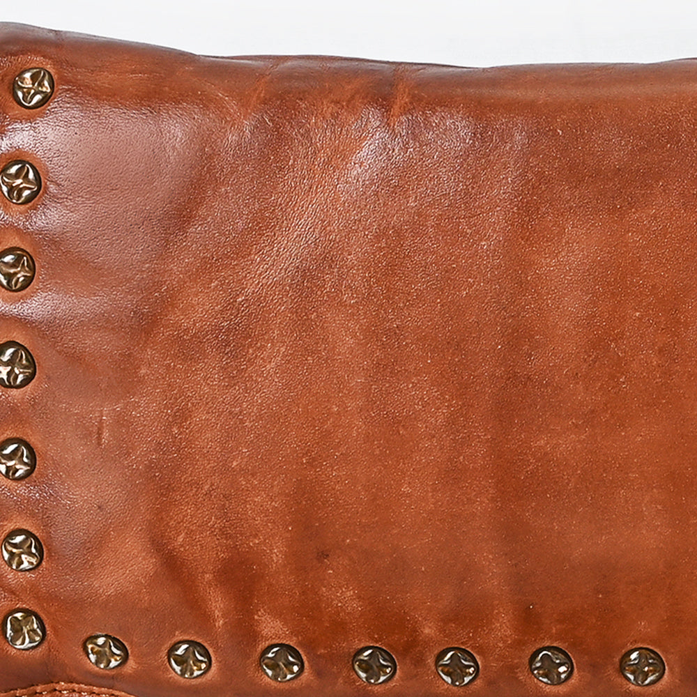Spaghetti Western Wallet Vintage Handmade Drum Dyed Genuine European Cowhide Leather