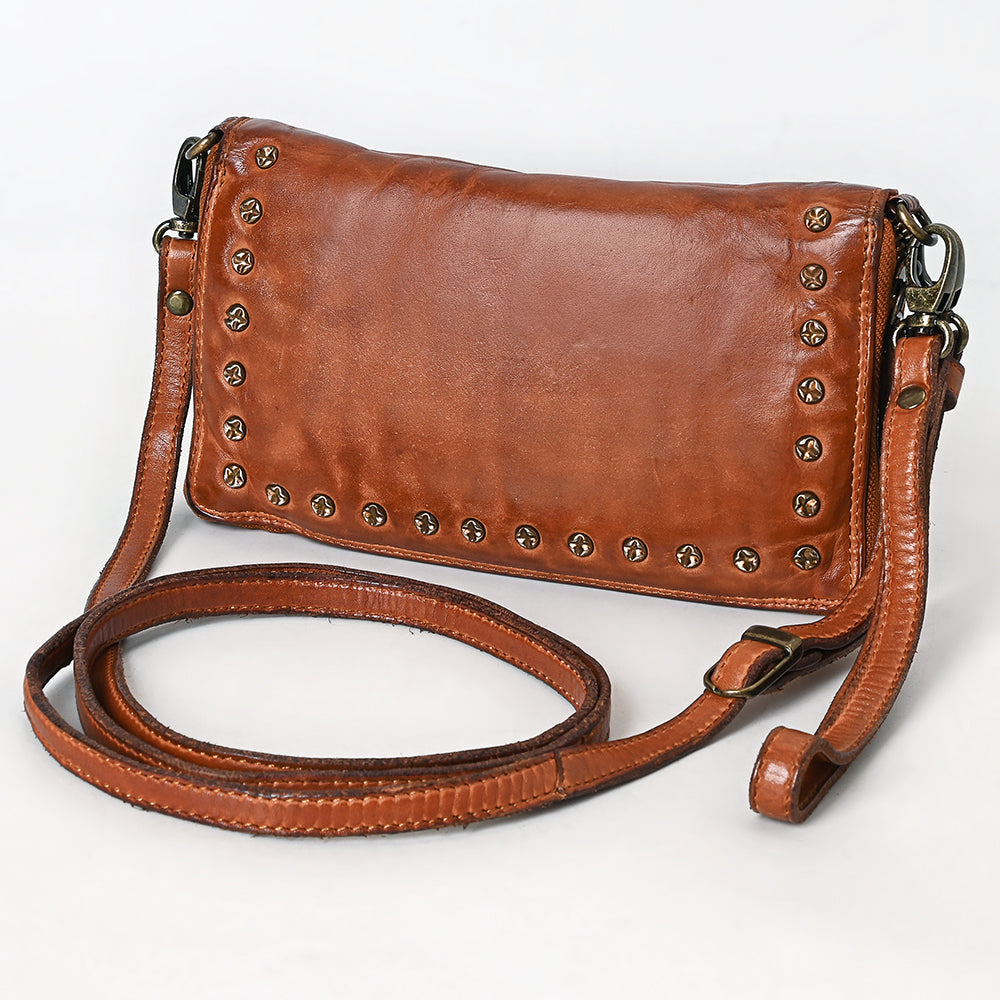 Spaghetti Western Wallet Vintage Handmade Drum Dyed Genuine European Cowhide Leather
