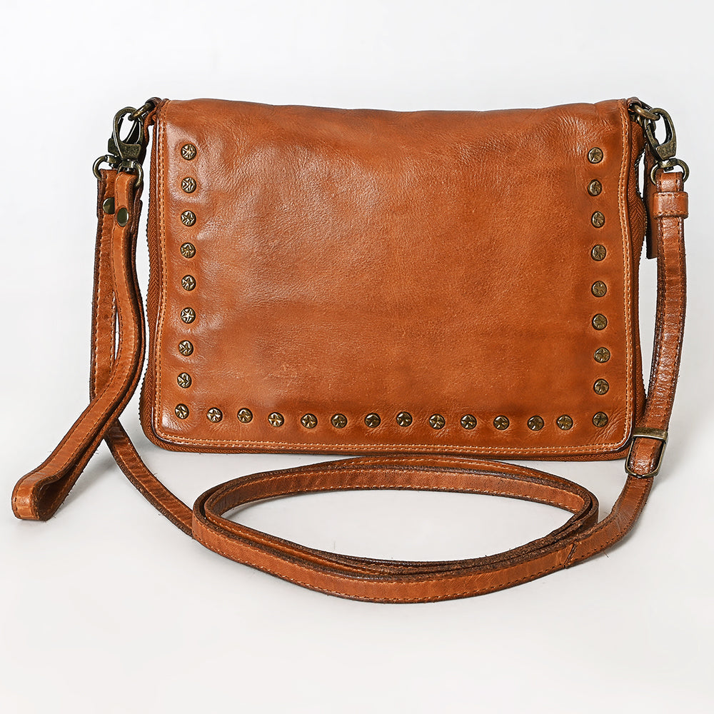 Spaghetti Western Organiser Vintage Handmade Drum Dyed Genuine European Cowhide Leather
