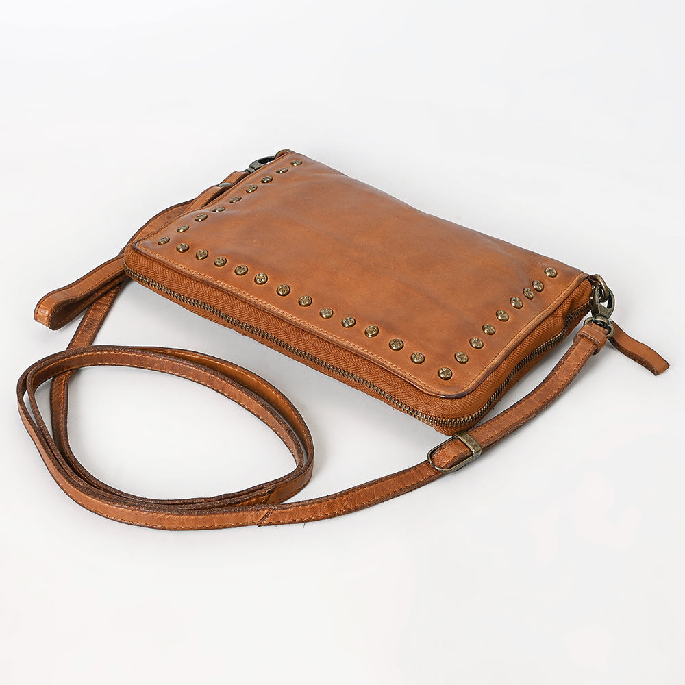 Spaghetti Western Organiser Vintage Handmade Drum Dyed Genuine European Cowhide Leather