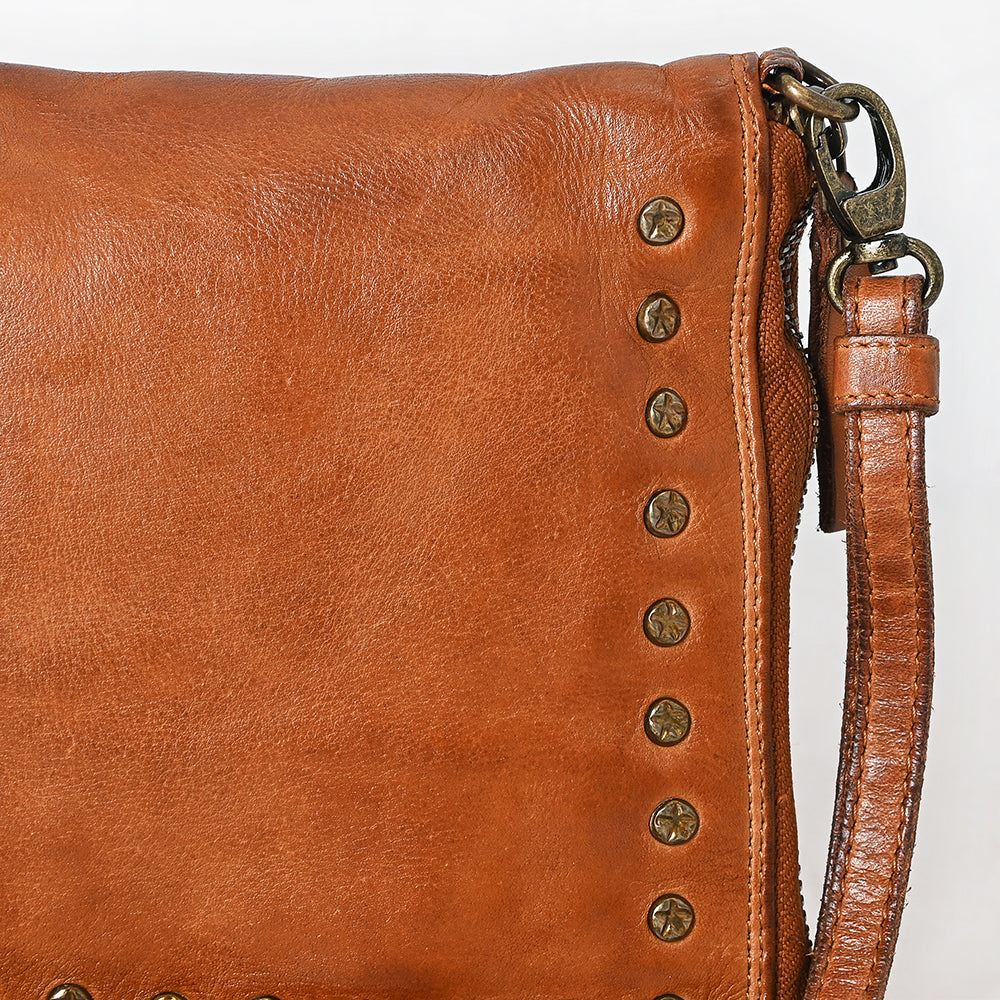 Spaghetti Western Organiser Vintage Handmade Drum Dyed Genuine European Cowhide Leather