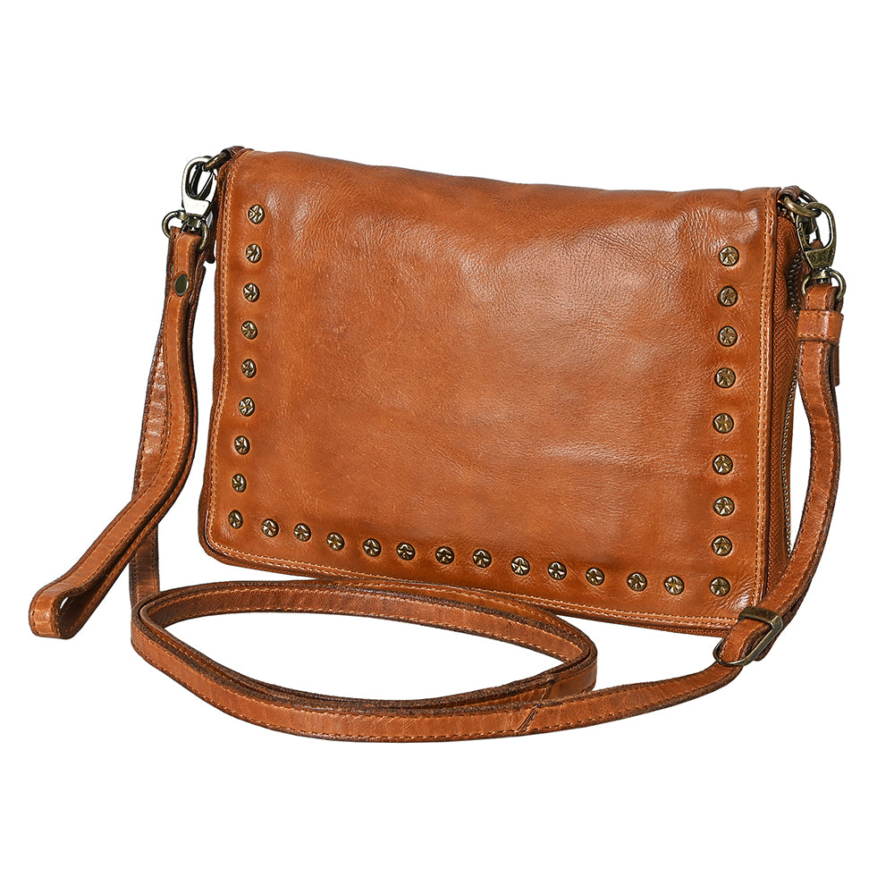 Spaghetti Western Organiser Vintage Handmade Drum Dyed Genuine European Cowhide Leather