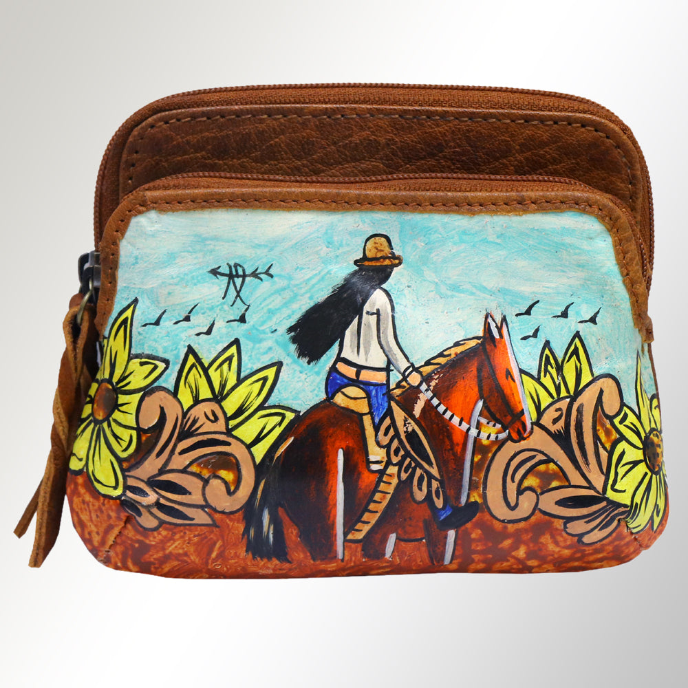 American Darling Coin Purse Genuine Leather