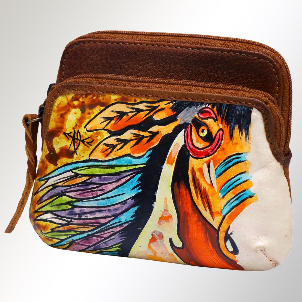 American Darling Coin Purse Genuine Leather