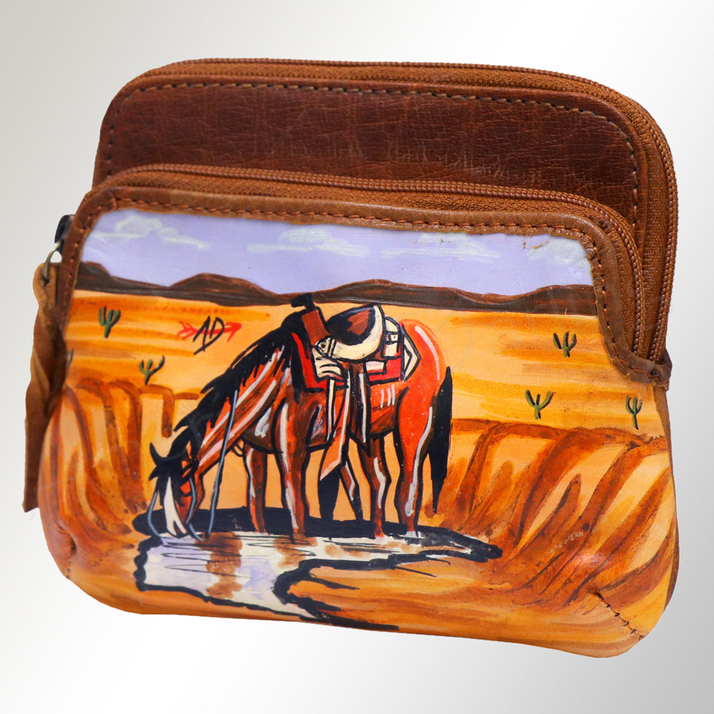 American Darling Coin Purse Genuine Leather
