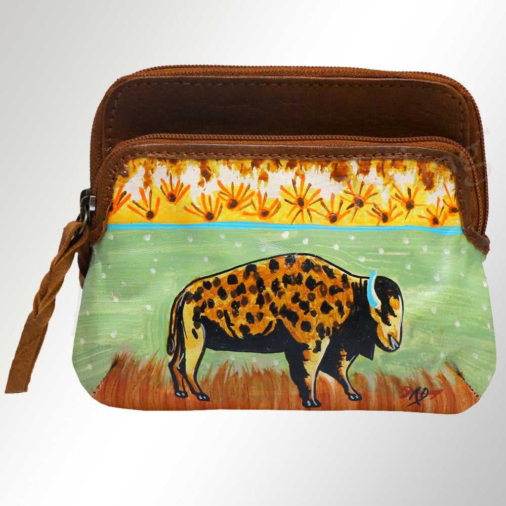 American Darling Coin Purse Genuine Leather