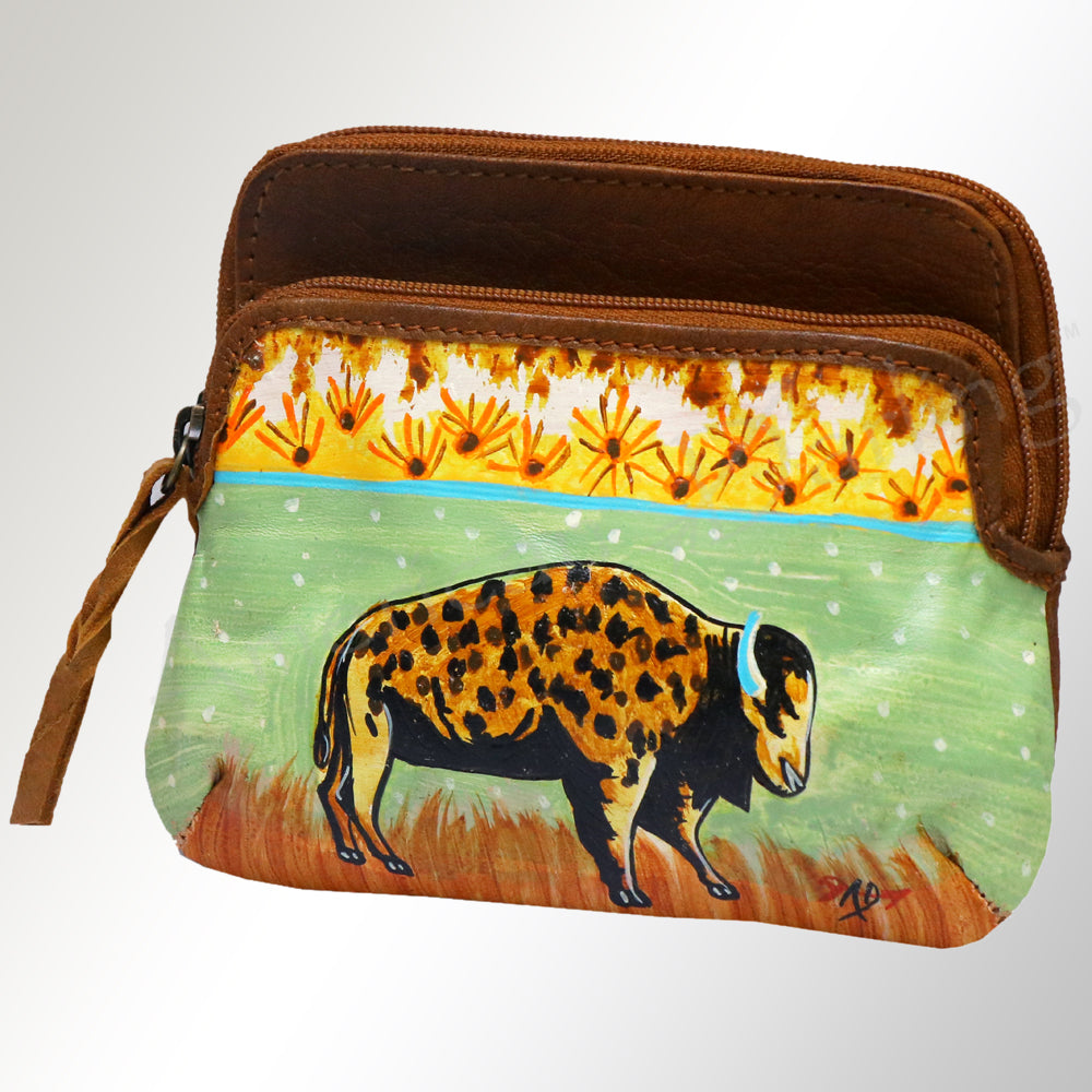 American Darling Coin Purse Genuine Leather