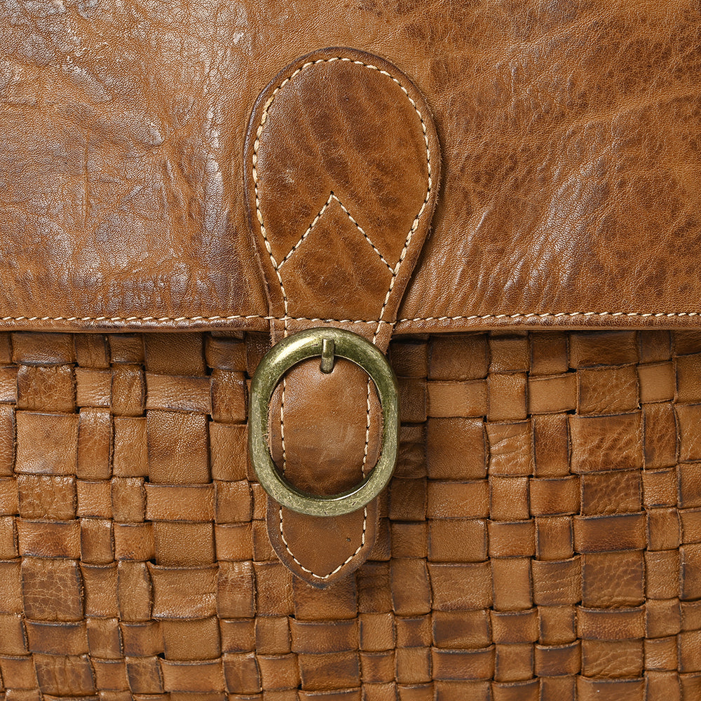 Never Mind Backpack Vintage Handmade Genuine Cowhide Leather