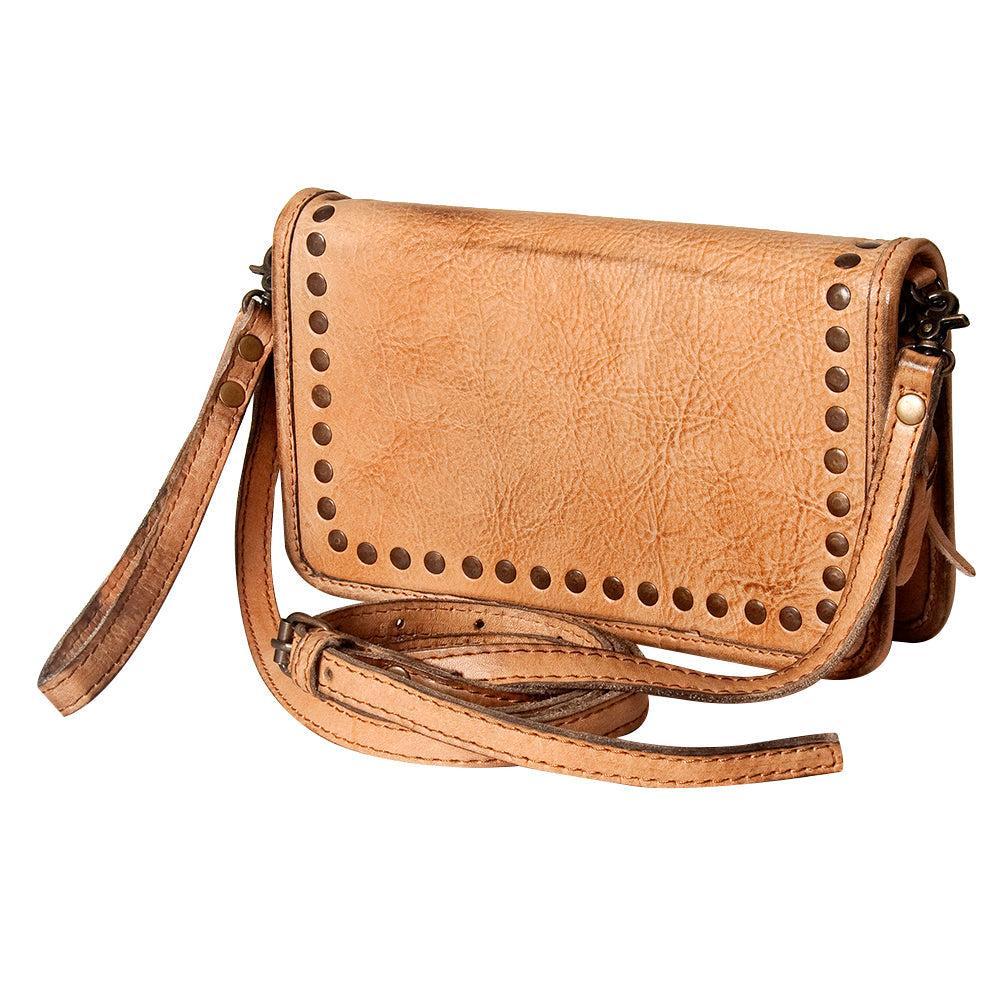 Never Mind Wallet Vintage Handmade Genuine Cowhide Leather
