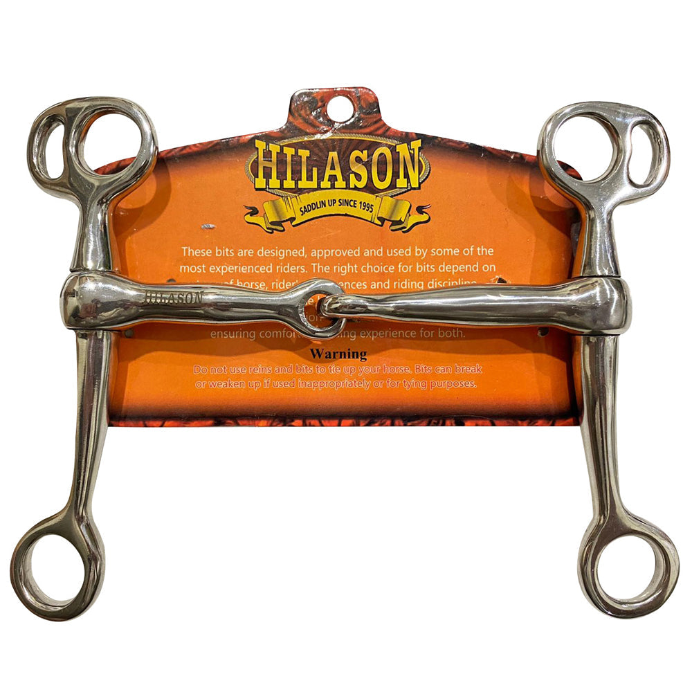 Bar H Equine Tom Thumb Curb Bit, Stainless Steel