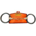 Hilason Weighted O-Ring Twisted Copper Wire Snaffle Bit — Sweet Iron