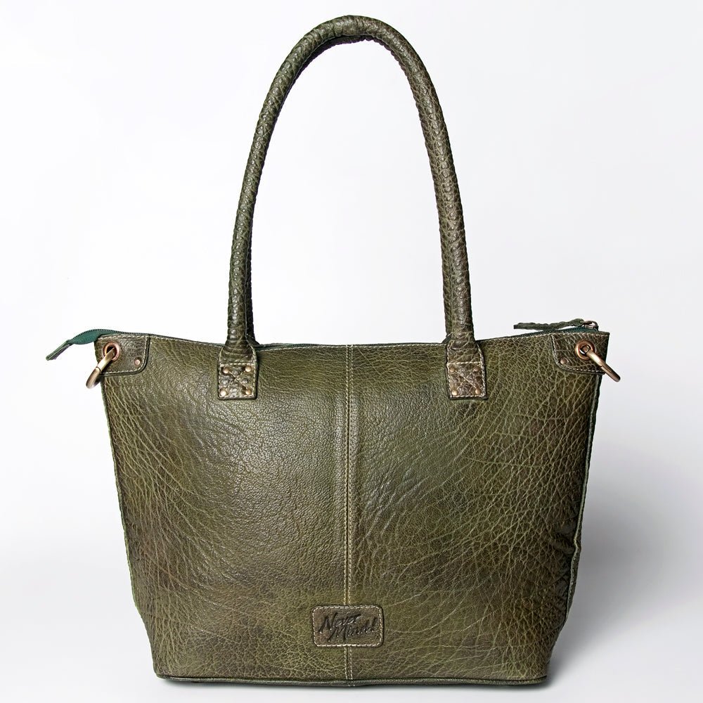 Timeless Handmade Authentic Cowhide Leather Tote Bag For Women With Western Flair