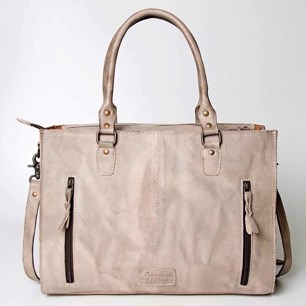 American Darling Briefcase Hand Tooled Genuine Leather