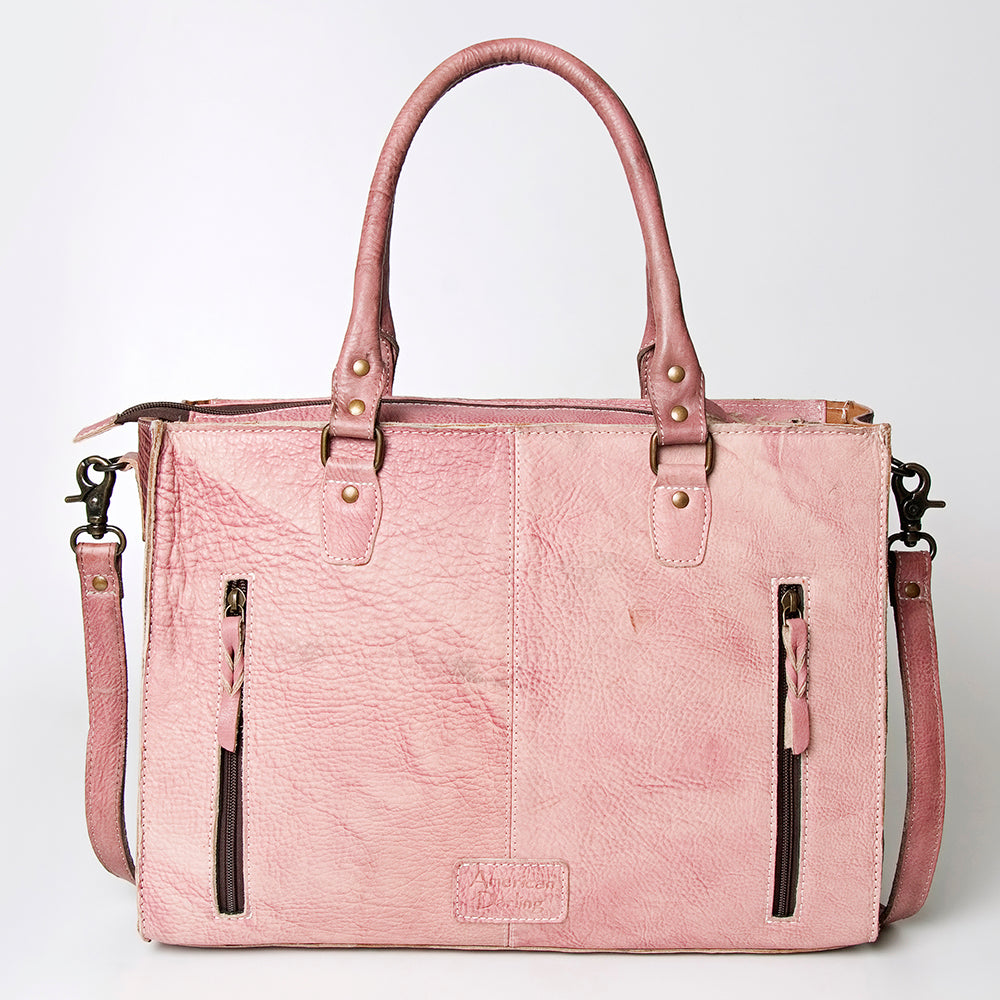 American Darling Briefcase Hand Tooled Genuine Leather