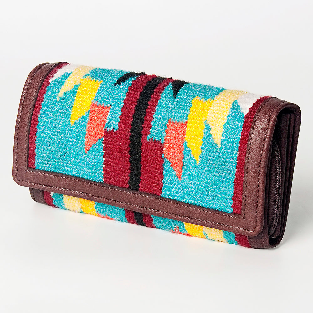American Darling Saddle Blanket Leather Clutch