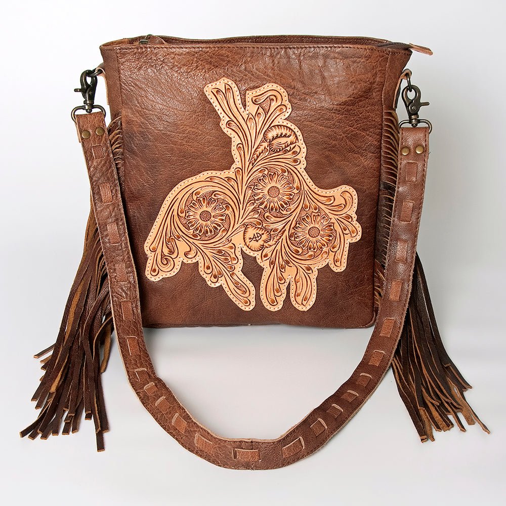 American Darling Hand Tooled Genuine Leather