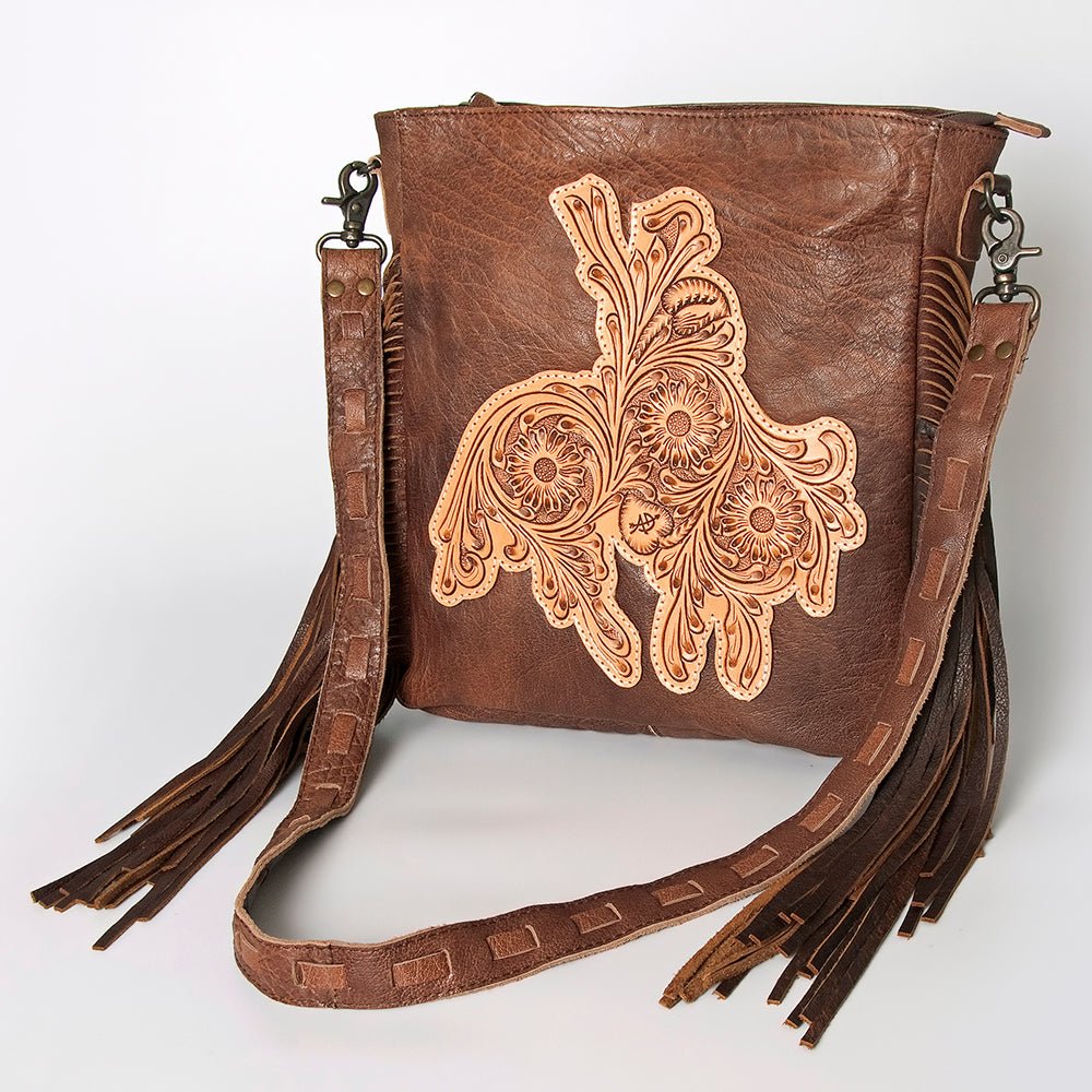 American Darling Hand Tooled Genuine Leather