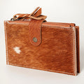 American Darling Card-Holder, Genuine Hair-On Cowhide & Full Grain Leather, Slim Western Travel Wallet