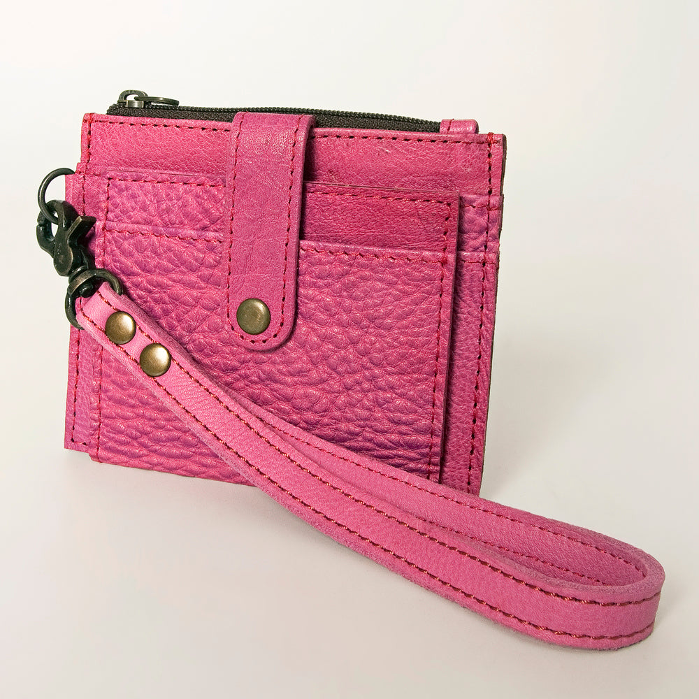 American Darling Card-Holder, Genuine Full Grain Vegetable Tanned Leather, Slim Western Minimalist Wallet