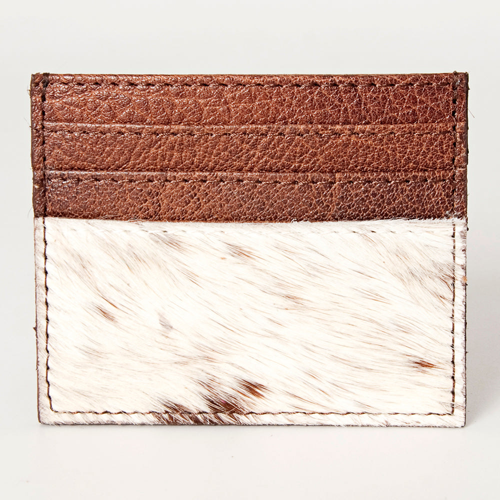 American Darling Card-Holder, Genuine Full Grain Vegetable Tanned Leather, Slim Western Minimalist Wallet
