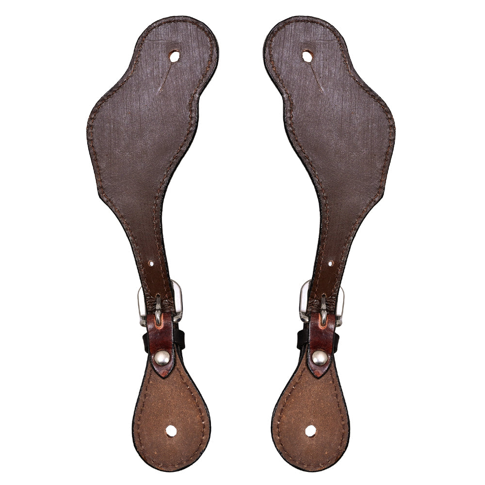Bar H Equine Leather Spurs Straps for Adults Western Womens Spur Horse Riding Barrel Racing Show and Rodeo Strap Adult Women