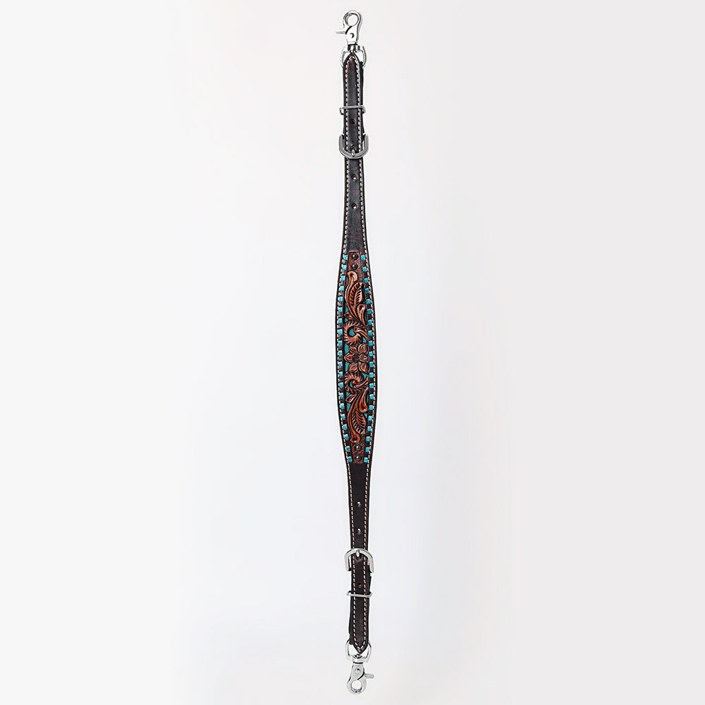 Bar H Equine Genuine Western American Leather Horse Premium Headstall & Breast Collar Set
