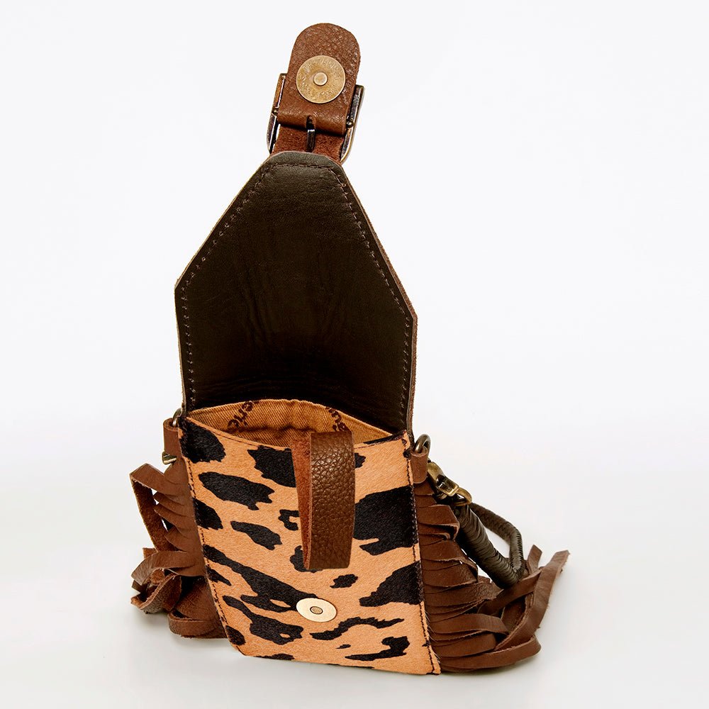 American Darling Cell Phone Holder Hair-On Genuine Leather
