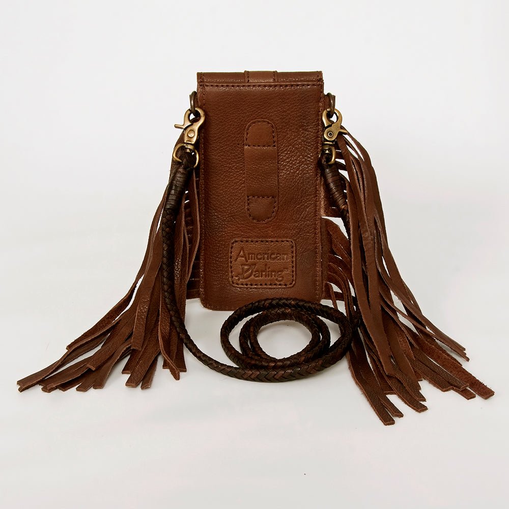 American Darling Cell Phone Holder Hair-On Genuine Leather