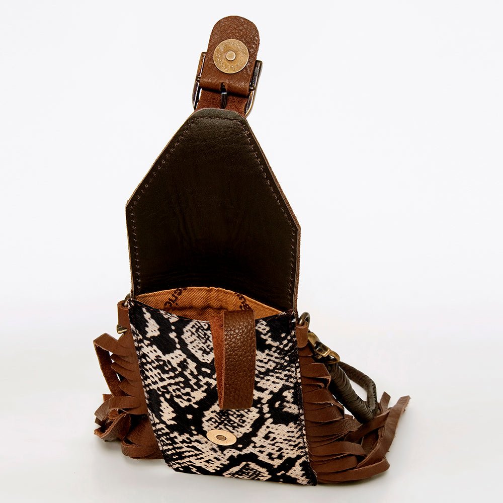 American Darling Cell Phone Holder Hair-On Genuine Leather