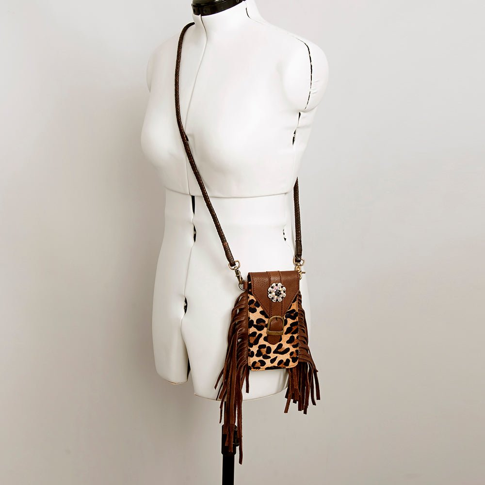American Darling Cell Phone Holder Hair-On Genuine Leather